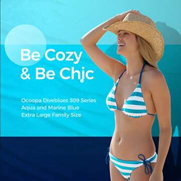 OCOOPA Beach Blanket, Extra Large Sandproof Waterproof, Picnic Mat, 8 Persons Family Size, Sand Free...