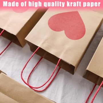 MCPINKY Valentines Day Gift Bags - Heart Love Party Packs