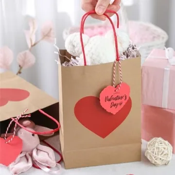 MCPINKY Valentines Day Gift Bags - Heart Love Party Packs