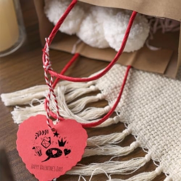 MCPINKY Valentines Day Gift Bags - Heart Love Party Packs