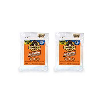 Gorilla Mini Hot Glue Sticks - 75 Count, All Temperature