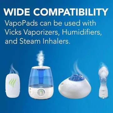 Vicks VapoPads Replacement Pads for Humidifiers, 6 Count