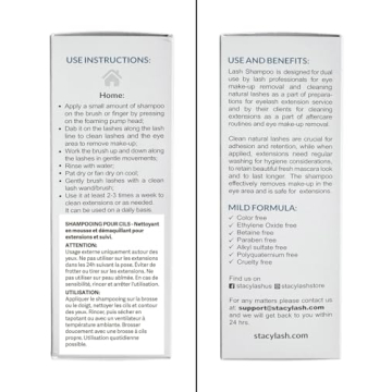 STACY LASH Gentle Eyelash Shampoo & Brush - 50ml