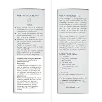 STACY LASH Gentle Eyelash Shampoo & Brush - 50ml