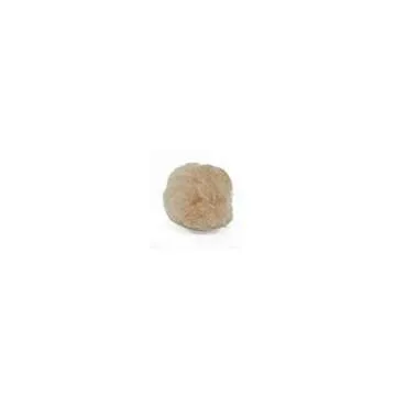 1 inch Beige Small Craft Pom Poms 100 Pieces for DIY Projects