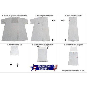 Acrylic Shirt Folding Board for Easy Laundry Organization