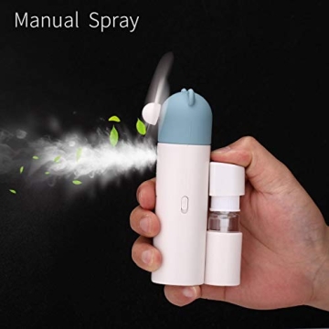 KOODER Portable Misting Handheld Fan - Stay Cool Everywhere