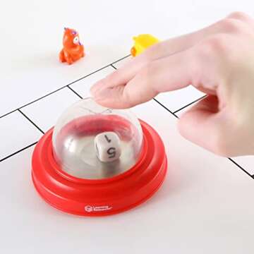 Learning Resources Dice Poppers - 2 Pieces, Ages 3+ Board Game Accessory, Dice Game, Dice Popper for...