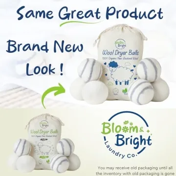 Organic Wool Dryer Balls - Eco-Friendly Set of 6