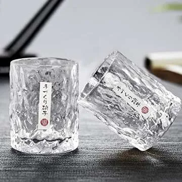 Elegant Japanese Whiskey Glass - Classic & Versatile Drinking Tumbler