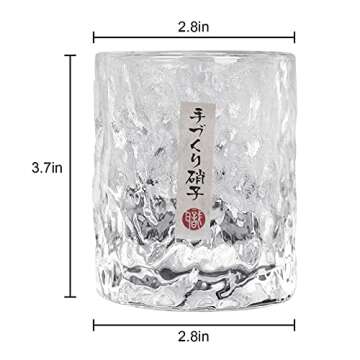 Elegant Japanese Whiskey Glass - Classic & Versatile Drinking Tumbler