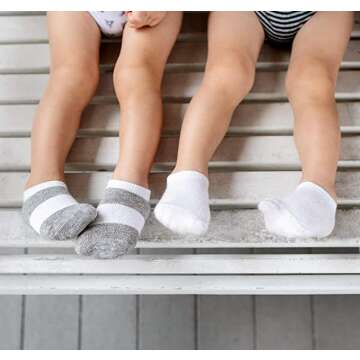 Burt's Bees Baby Non-Slip Organic Cotton Socks