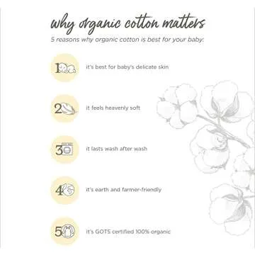 Burt's Bees Baby Non-Slip Organic Cotton Socks