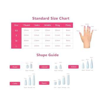 LOVFUL Press on Nails Candy Diamonds & White French Tip | Luxury Spring French Tip Glossy Press On Nails with Bling | Square Long 2.2 in | H36(M)