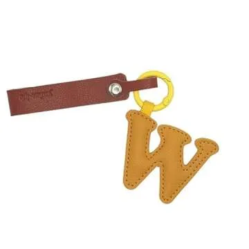 HOHOPEACH Purse Charms for Handbags Y2k Accessories Cute Keychain Preppy Stuff Designer Vegan Leather (Leather Letter - K,Independent packaging)