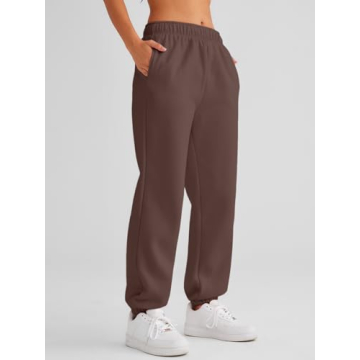 AUTOMET Women’s Cozy Winter Fleece Lined Sweatpants