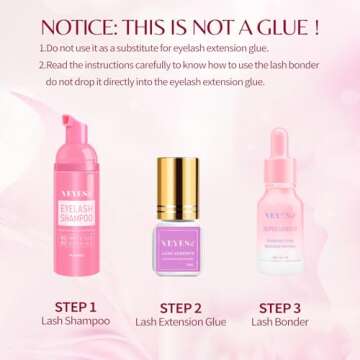 VEYES INC Super Lash Bonder for Eyelash Extensions. Glue Accelerator, Lash Sealant, Adhesive Companion, Reducing Glue Fumes and Extending Eyelash Retention Time. Professional Eyelash Supplies 15ml