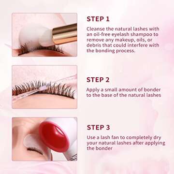 VEYES INC Super Lash Bonder for Eyelash Extensions. Glue Accelerator, Lash Sealant, Adhesive Companion, Reducing Glue Fumes and Extending Eyelash Retention Time. Professional Eyelash Supplies 15ml