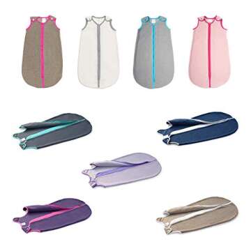 Sleep nest Fleece Baby Sleeping Bag, Lake Green, Large (18-36 Months)