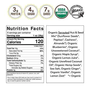 LARK ELLEN FARM Organic Lemon Blueberry Granola, 8 OZ