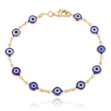 JOTW Evil Eye Gold Bracelet - Elegant Gift for Her