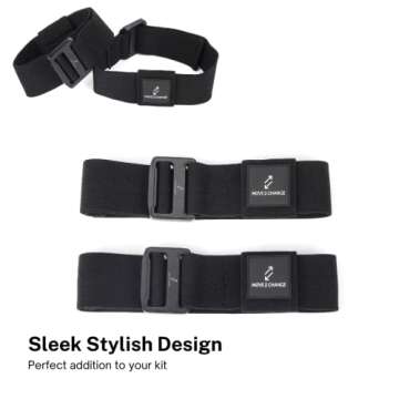 Move 2 Change Blood Flow Restriction Bands, BFR Occlusion Training Bands. Fast Muscle Growth Without Lifting Heavy. Blood Resistance Bands for Arms, Legs, Glutes, Booty Workout, Men and Women