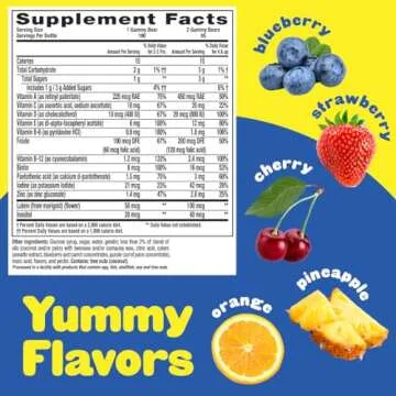 L'il Critters Gummy Vites Daily Kids Gummy Multivitamins Assorted Fruit Flavors for Ages 2+ Toddlers...