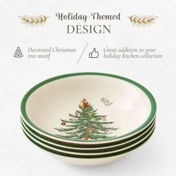 Spode Christmas Tree Cereal Bowl - Iconic Holiday Design
