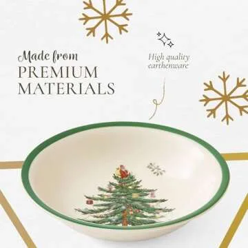 Spode Christmas Tree Cereal Bowl - Iconic Holiday Design