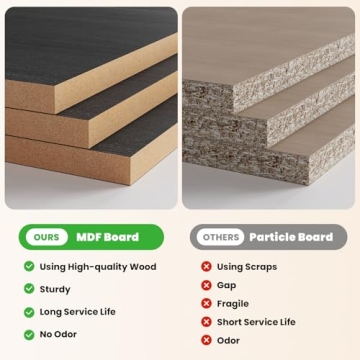 BROTTAR Display Cabinet with LED Lights for Collectibles