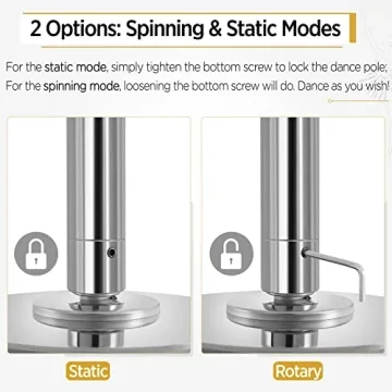 Yaheetech Professional Dance Pole - Home Fitness & Fun