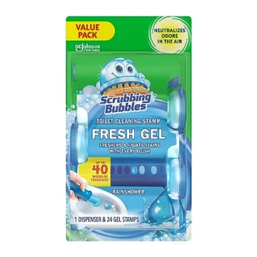 Scrubbing Bubbles Fresh Gel Toilet Bowl Cleaning Stamps, Helps Keep Toilet Clean and Helps Prevent L...