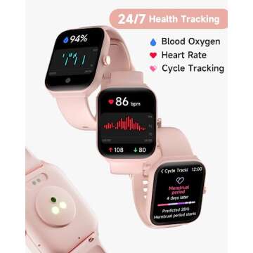 TOOBUR Smart Watch with Alexa and Fitness Tracker