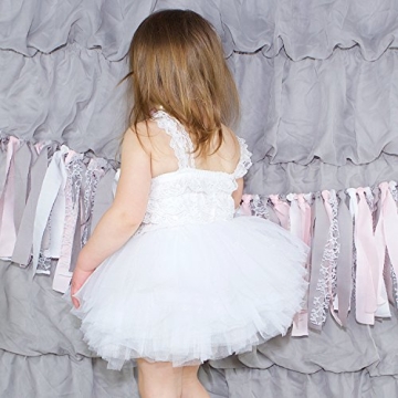 My Lello Rainbow Tutu for Baby Toddler Girls - 10 Layers