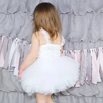 My Lello Rainbow Tutu for Baby Toddler Girls - 10 Layers