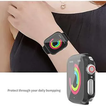 Stylish HASDON 12-Pack Apple Watch Cases with Protectors