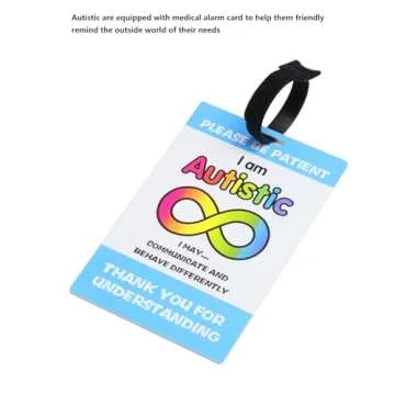 LUAATT Autism Safety Tag Card for Wagons and Strollers