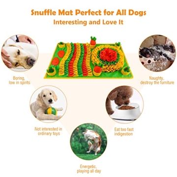 NGOKPYD Snuffle Mat - Interactive Slow Feeder for Dogs
