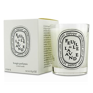 Diptyque Feuille de Lavande Candle-6.5 oz.,Lavender,I0088712