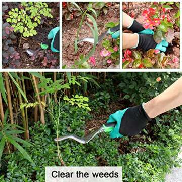 16 PCS Gardening Tools Kits, Gardening Tool Sets with Self Watering System for Flower and Vegetable Plants Care, Gardening Gifts for Men Women