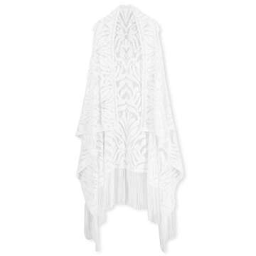 Moss Rose Stylish Beach Kimono Cover-Up for Women