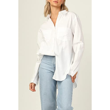 CHYRII Women's V Neck Button Down Blouse Stylish and Versatile