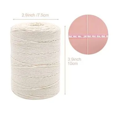 Vivifying 984 Feet Cotton Bakers Twine for Baking & Crafts