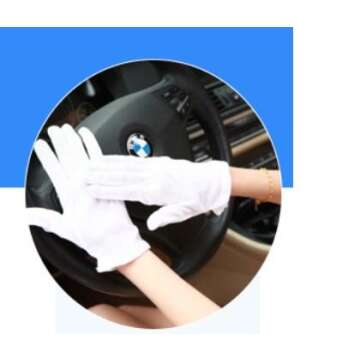 10Pairs White Cotton Gloves Large Size for Art handling Crafting Coin Jewelry Silver Inspection by LUCKY SLD