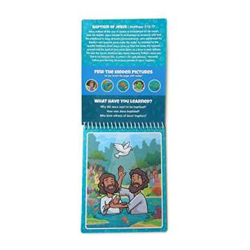 KangaToys Reusable Bible Coloring Book for Kids