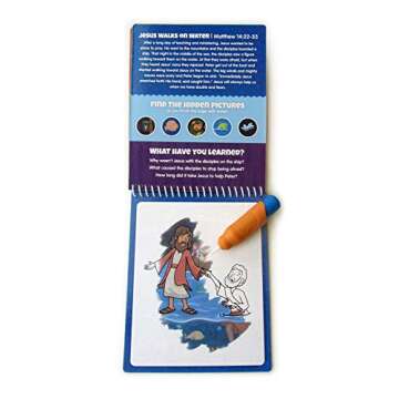 KangaToys Reusable Bible Coloring Book for Kids