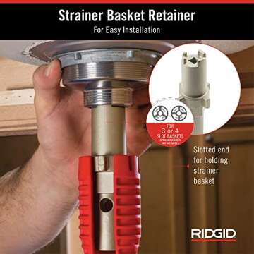 RIDGID EZ Change Wrench for Faucet Installation & Removal