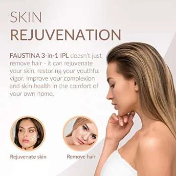FAUSTINA 3-in-1 IPL Device for Hair Removal & Rejuvenation