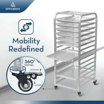 Bakery Bun Pan Speed Rack for Commercial Baking