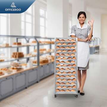 Bakery Bun Pan Speed Rack for Commercial Baking